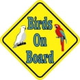 thumbnail image 1 of 5in x 5in Birds On Board Sticker, 1 of 4