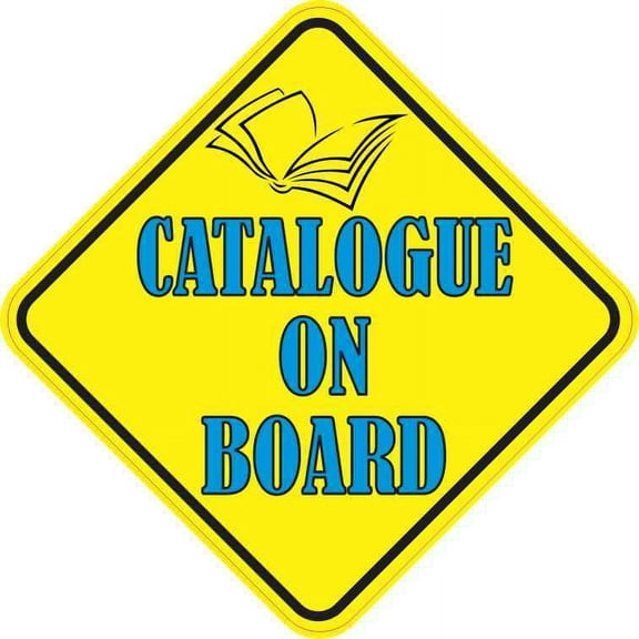 5in x 5in Catalogue On Board Sticker
