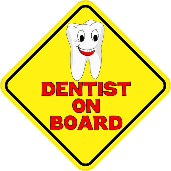 5in x 5in Dentist On Board Magnet