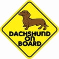 thumbnail image 1 of 5in x 5in Male Dachshund On Board Magnet, 1 of 3