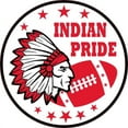 thumbnail image 1 of 5in x 5in Red Indian Pride Sticker, 1 of 3