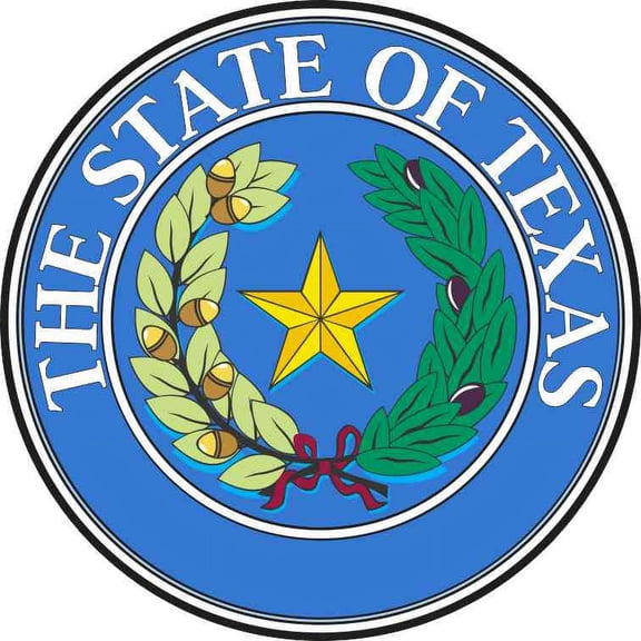 5in x 5in Seal of Texas Sticker Vinyl Signs Car Door Truck Window Stickers