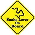 thumbnail image 1 of 5in x 5in Snake Lover On Board Sticker, 1 of 4