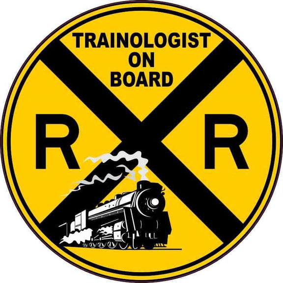 5in x 5in Trainologist on Board Sticker