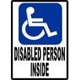 thumbnail image 1 of 5in x 7in Disabled Person Inside Magnet, 1 of 1