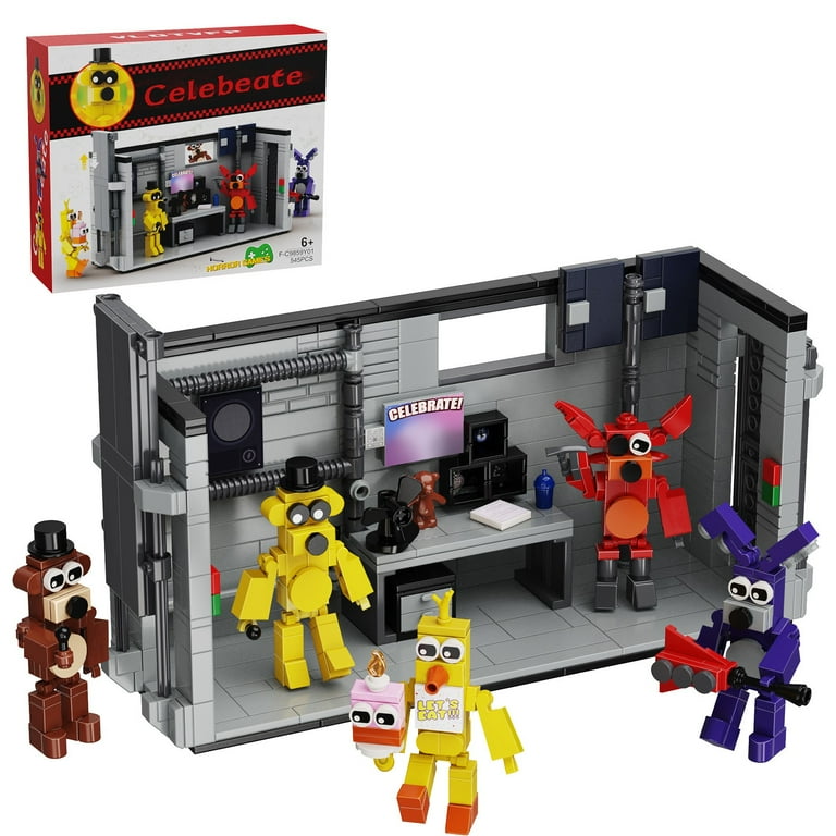 5in1 Security Breach Freddy Building Block Toy Anime Action Figures Models Collectible Toys Gift for Fans Boys and Girls Walmart