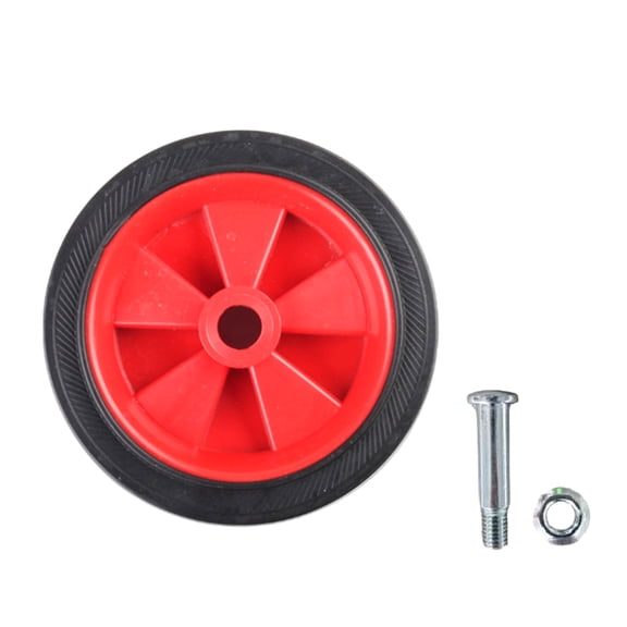 5inch/6inch Replacement Heavy Load Nonslip Air Compressor Casters Wheel Noise Reducing Shockproof Design Smooth Rolling