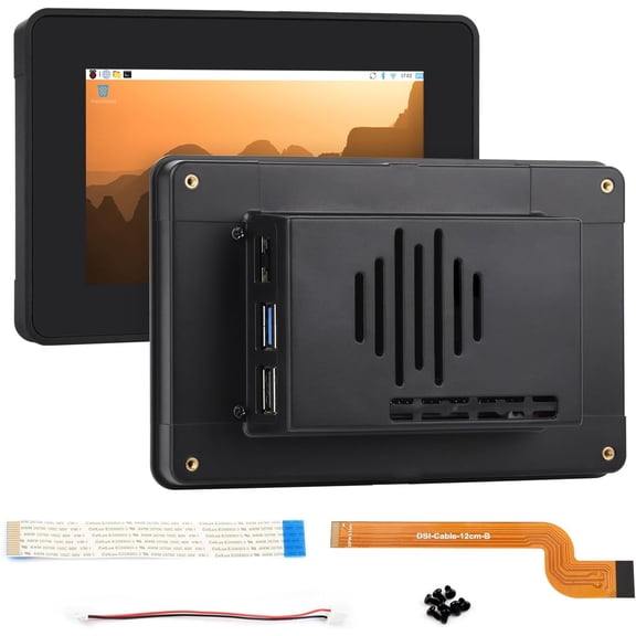 5inch Capacitive Touch Display 2, Compatible with , 720 1280, DSI Interface, 5-Point Touch, IPS Display, with Protective Case