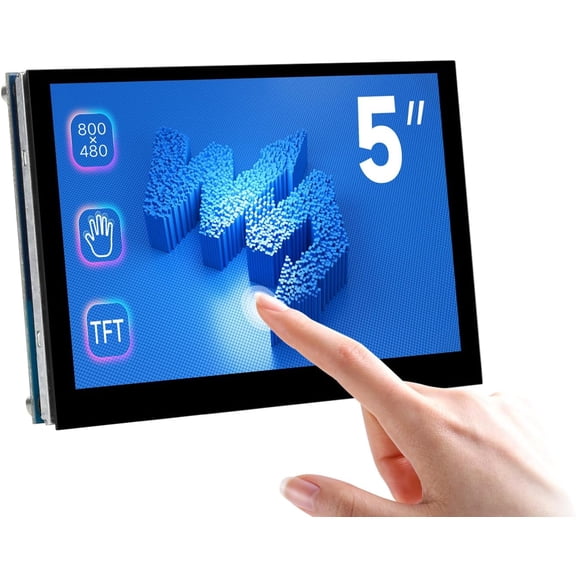 5inch Capacitive Touch Display DSI Interface LCD 800480 Screen Compatible with 5/4B/3B+/3A+/3B/2B/B+/A+/CM3/3+/4