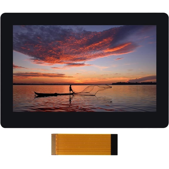 5inch DSI Touch Display for 4B/3B+/3A+/3B/2B/B+/A+, Thin & Light Touch Screen 800480 Resolution IPS Display, Support 5-Point Capacitive Touch