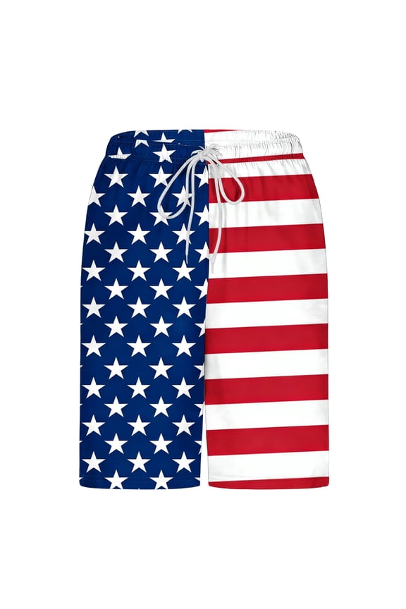 5inch Mens Swim Trunks Liner Bathing Suit 2 in 1 Stretch Quick Dry Lined Funny Pockets Drawstring (Multicolor,S)