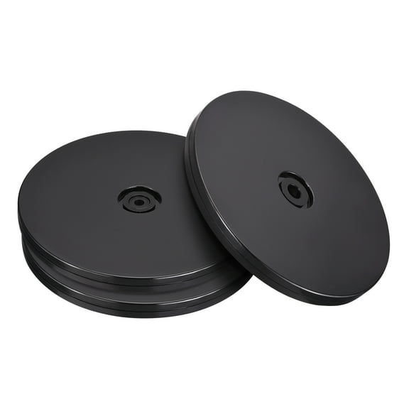 5inch Rotating Swivel Stand with Steel Ball Lazy Susan Base Turntable Black 3pack