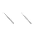 thumbnail image 1 of 5inch Stainless Steel Tweezers with Straight Serrated Tip Multipurpose Tongs Tweezer Used for Repairing, Auxiliary Tools, Silver, 1 of 3