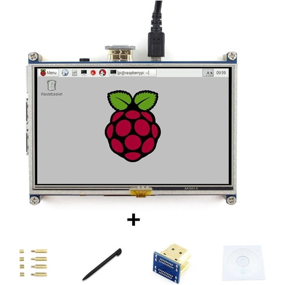 5inch for HDMI LCD Display Module Resistive Touch Screen 800 * 480 High Resolution HDMI Interface for Directly Connect