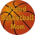 thumbnail image 1 of 5inx5in Proud Basketball Mom Bumper Sticker Decal Car Window Stickers Vinyl Decals, 1 of 2