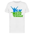 thumbnail image 1 of 5k Run Walk T-Shirt Men -Image by Shutterstock, Male Large, 1 of 2