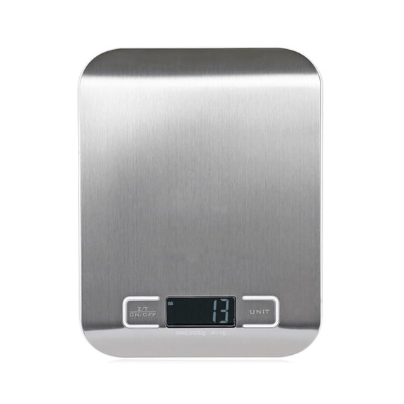 5kg 10kg Stainless Steel Electronic Scale for Kitchen Food Portable Baking USB Charging Kitchen Electronic Scale,AAA Battery-Style 10kg