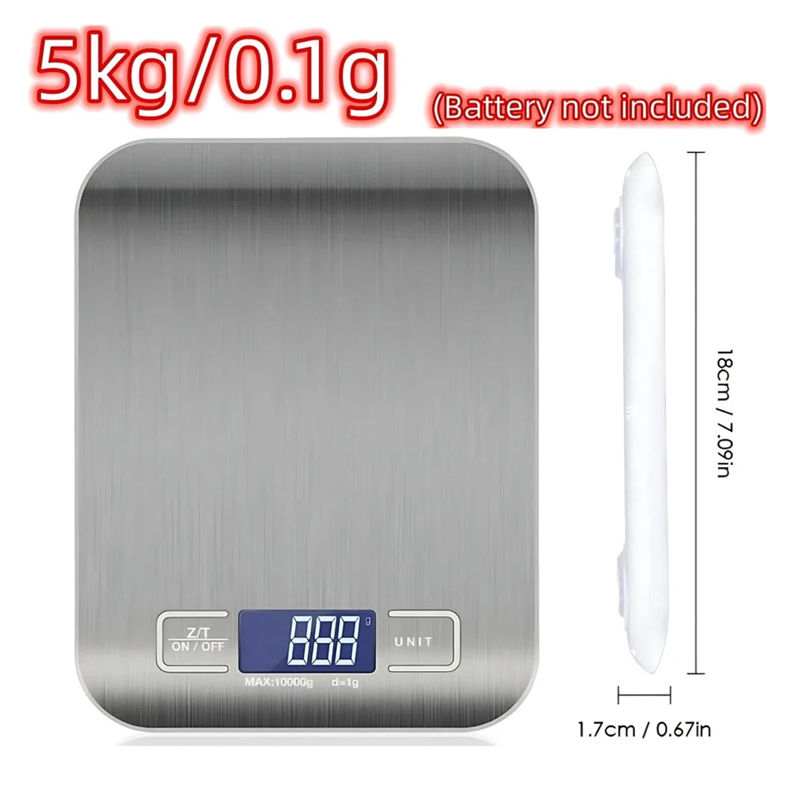 5kg/10kg Stainless Steel Electronic Scales Kitchen Scales Home Jewelry Food Snacks Weighing Baking Tools Kitchen Digital Scale ,Smart Design