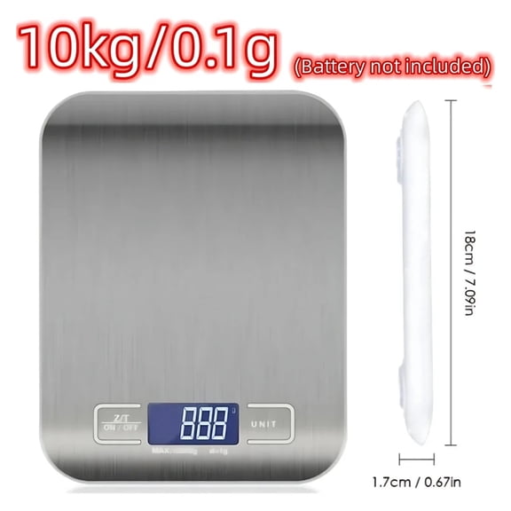 5kg/10kg Stainless Steel Electronic Scales Kitchen Scales Home Jewelry Food Snacks Weighing Baking Tools Kitchen Digital Scale ,Smart Design