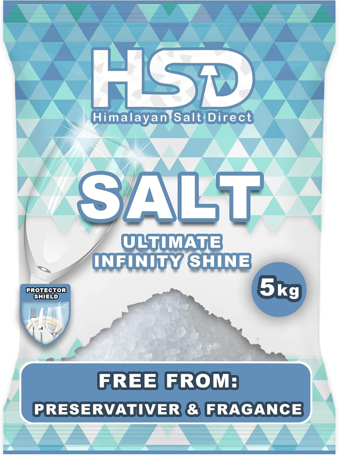5kg / 11 LB dishwasher salt, dishwasher detergent salt with pre-soaking action, water softener salt (Pack Of 1)