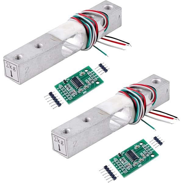 5kg Digital Load Cell Weight Sensor+HX711 AD Weighing Sensor Module for ...