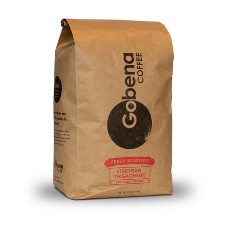 5lb Ethiopian Yirgacheffe Light Roast Ground Coffee
