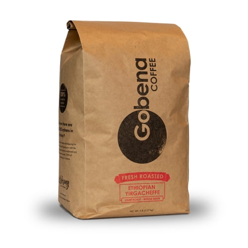 5lb Ethiopian Yirgacheffe Light Roast Whole Bean Coffee