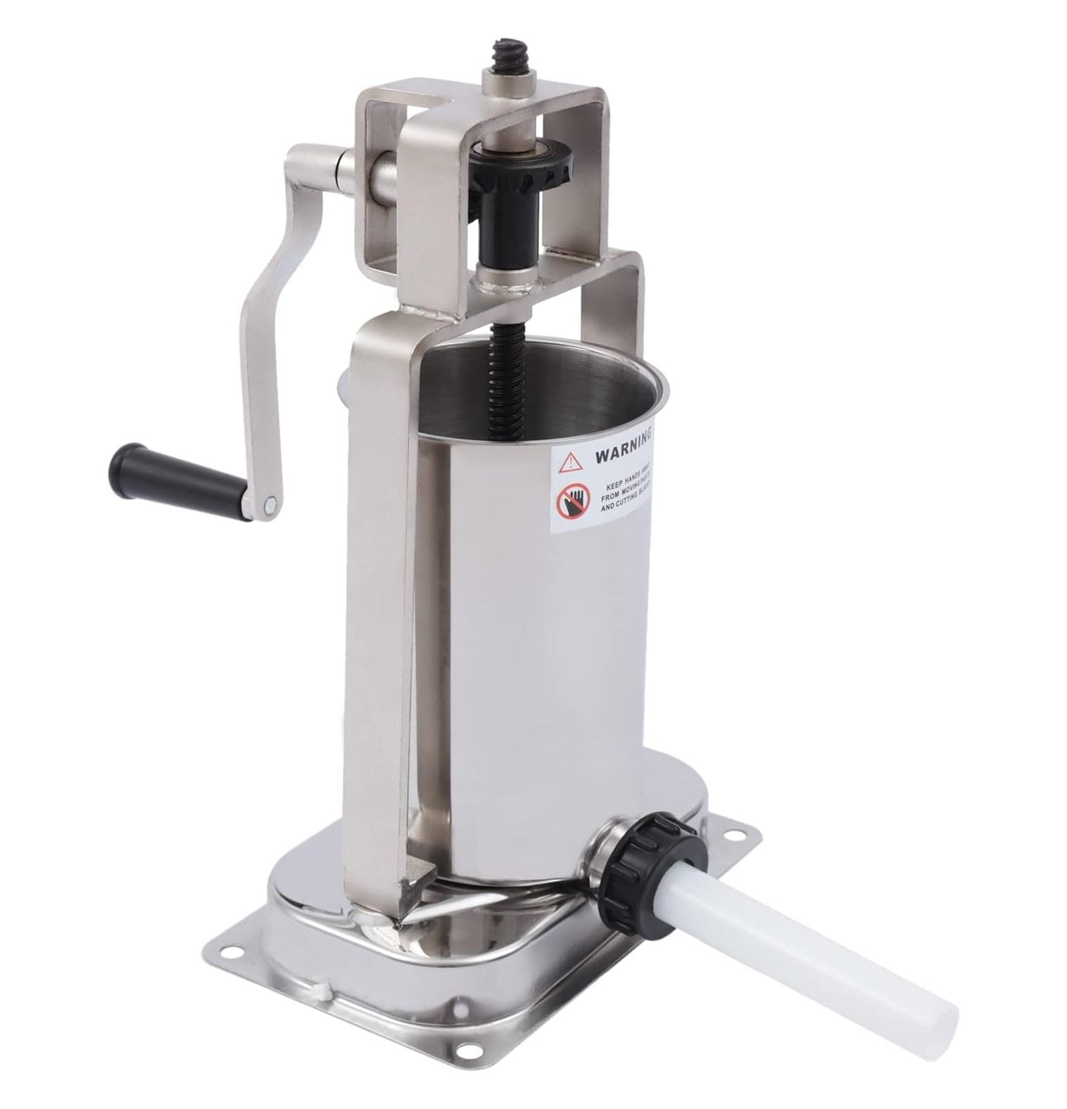 5lb Manual Vertical Sausage Stuffer, Stainless Sausage Meat Stuffer