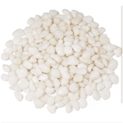 5lb Pebbles for Indoor Plants, Vases, Succulent, 3/8 Small Decorative White Rocks, High Polished