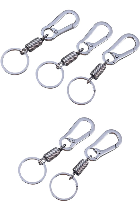 5lots Double Rings Key Holders Hanging Men Women Reliability Keychains For Everyday Key Security