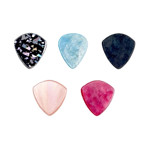 5lots Professional Bass Guitar Picks Pack Teardrop Shape Electric Guitar Plectrum For Precise Strumming