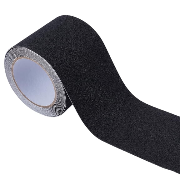 5m/16.4Ft Black Road Tape Sticker 3.9 Inch Wide Car Tracks Tape Self-Adhesive Road Model Stickers Racing Party Decoration Sticker Adhesive Plastic Tape for Roads Birthday Party Decoration