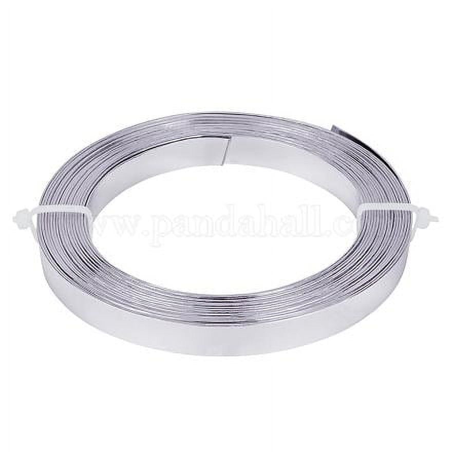  SEWACC 2 Rolls Copper Wire Thick Wire Beading Wire for Jewelry  Making Copper Jewelry Soft Flex Beading Wire Aluminum Wire 24 Gauge Wire 26  Gauge Wire Beading Supplies Flexible Sculpture