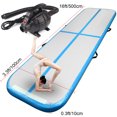 thumbnail image 1 of 5m*1m Blue Inflatable Air Track Tumbling Floor Gymnastics Practice Training Pad GYM Mat W/pump, 1 of 8