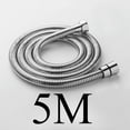 thumbnail image 1 of 5m 304 Stainless Steel Shower Hose Faucet Hose Flexible Shower Hose Thick Silicone Bathroom 3 Meter Shower, 1 of 5