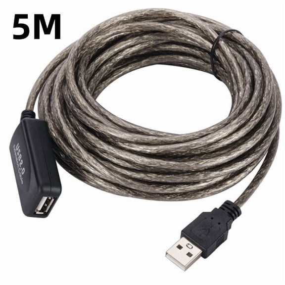 5m-30m Long USB Extension Cord Multilayer Shielding USB 2.0 Data Cable Wide Compatibility Multiple Length Option