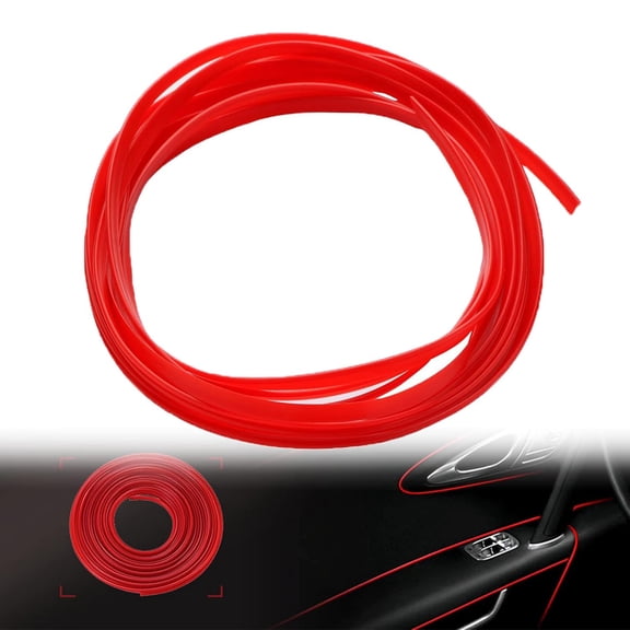 5m Car Decoration Strip Auto Dashboard Filler Strip Car Center Console Edge Interior Line Strip Vehicle Modification Trim