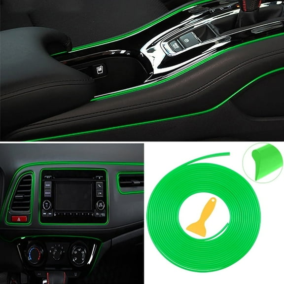 5m Car Decoration Strip Universal Dashboard Door Filler Strip Car Center Console Edge Interior Line Strip Vehicle Modification Trim