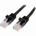thumbnail image 1 of 5m Cat5e Patch Cable with Snagless RJ45 Connectors - Black - 5 m Patch Cord, 1 of 2