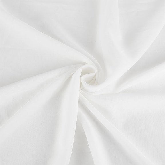 5m Chiffon Polyester Fabric for Garment Making Accessories White 150x0.02cm