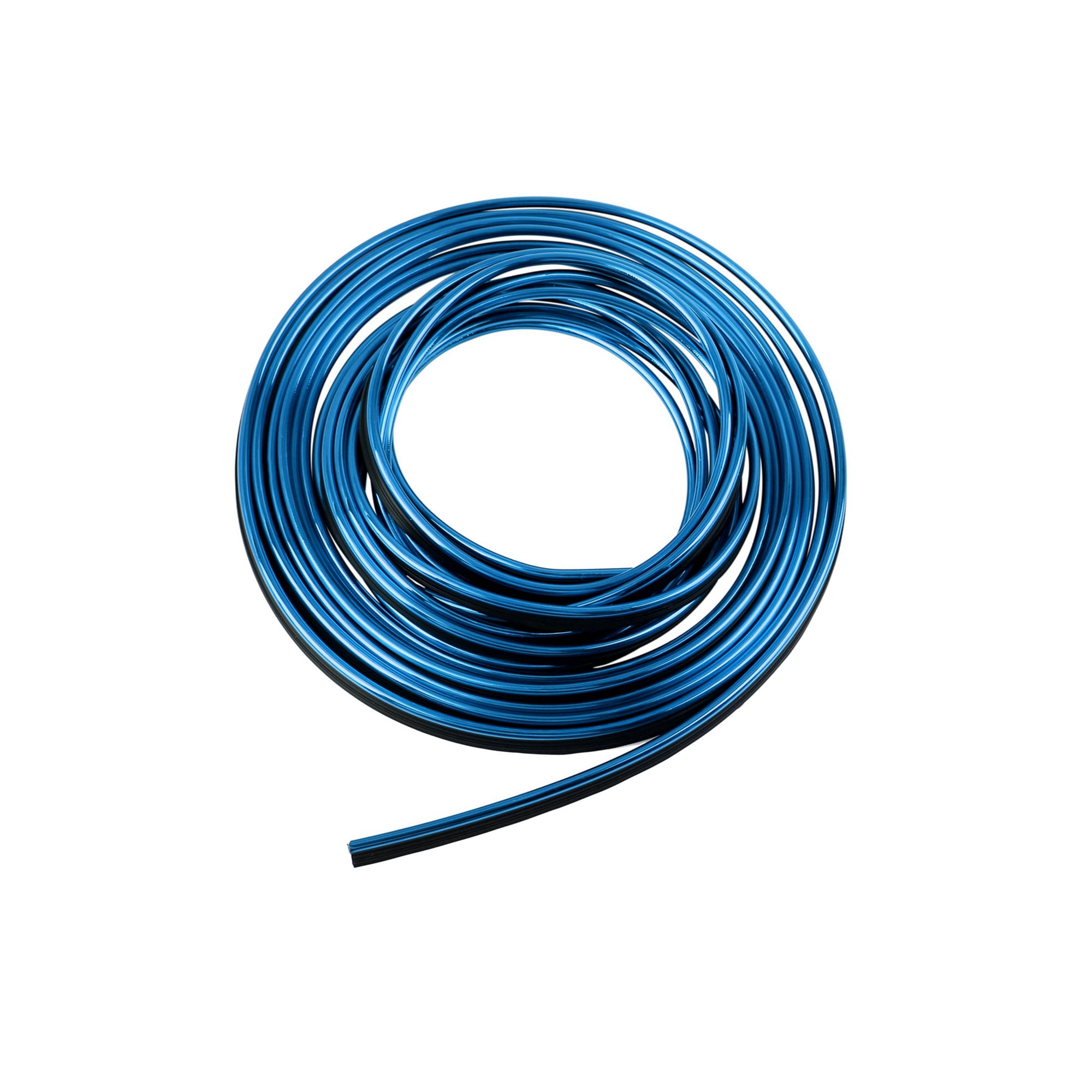 5m Chrome Decorative Line Car Interior Gap Door Edge Trim Strip Blue