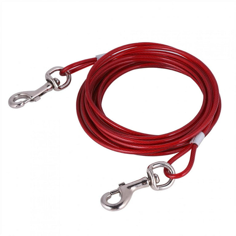 5m Dog Tie Out Run Trolley Cable Tie Out Pet Safety Cable for Dog