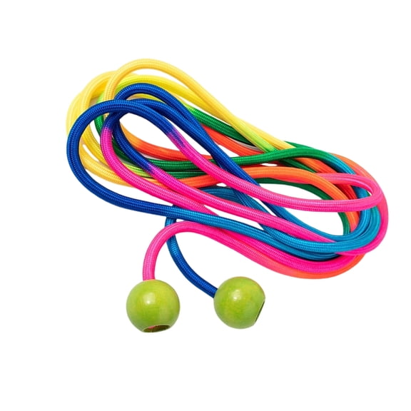 5m Length Nonslip Jump Rope Fitness Equipment Outdoor Funny Group Skipping Rope with Wooden Handle Enduring