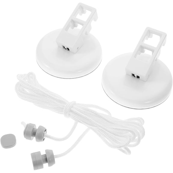 5m Portable Clothesline Set with Suction Cups: Retractable PVC Clothes Line Easy-to-Hang for Travel Outdoor Laundry Rope for Camping Indoor Hotels Rvs