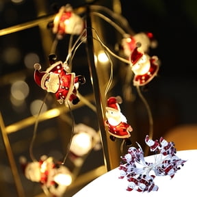 5m Red LED String Lights, 50 LED Bulbs Flexible Light String, Two Light Effects, Energy Saving Rainproof Structure, Portable Battery Operated Lamp for Home Xmas Holiday Garden Party Decor