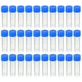 thumbnail image 1 of 5mL Plastic Test Tubes, 150 Pack Frozen Container Storage Blue Screw Cap, Clear, 1 of 6
