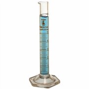 5ml, Graduated Cylinder, Borosilicate 3.3 Glass, Single Metric Scale, Karter Scientific 246D2 Single