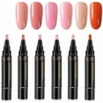 thumbnail image 1 of 5ml Nail Polish Pens Set 6 Colors,Nail Polish Pens Quick Dry Nail Art Pens,No UV Lamp Needed,Water Based Nail Art Paint,Easy Control Brush Tip for Women DIY Manicure, 1 of 5