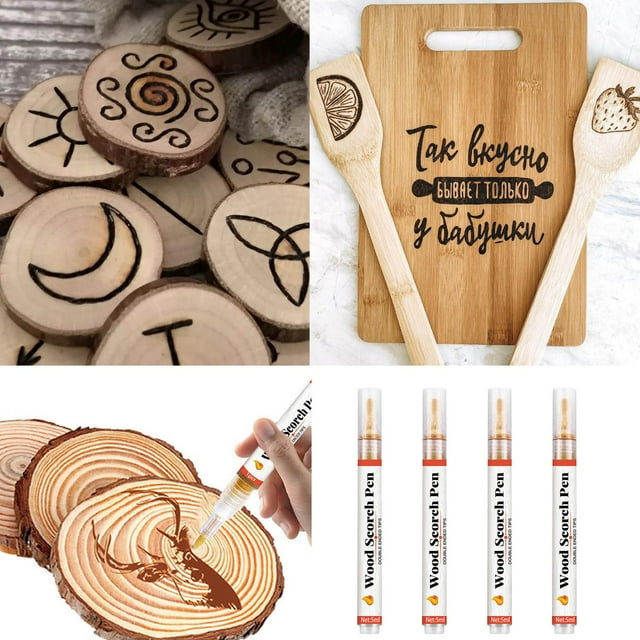 5ml Woodburning Pen Tool With Foam Tip Marker For Wood Wood Burner Set