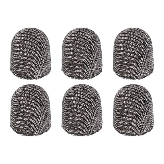 5mm (0.2") Replacement Stylus Pen Tips, 6Pcs Conductive Mesh Fiber Touch Screen Pens Tip for Mobile Phones Computers Tablets E-readers Smart Drawing Boards, Gray